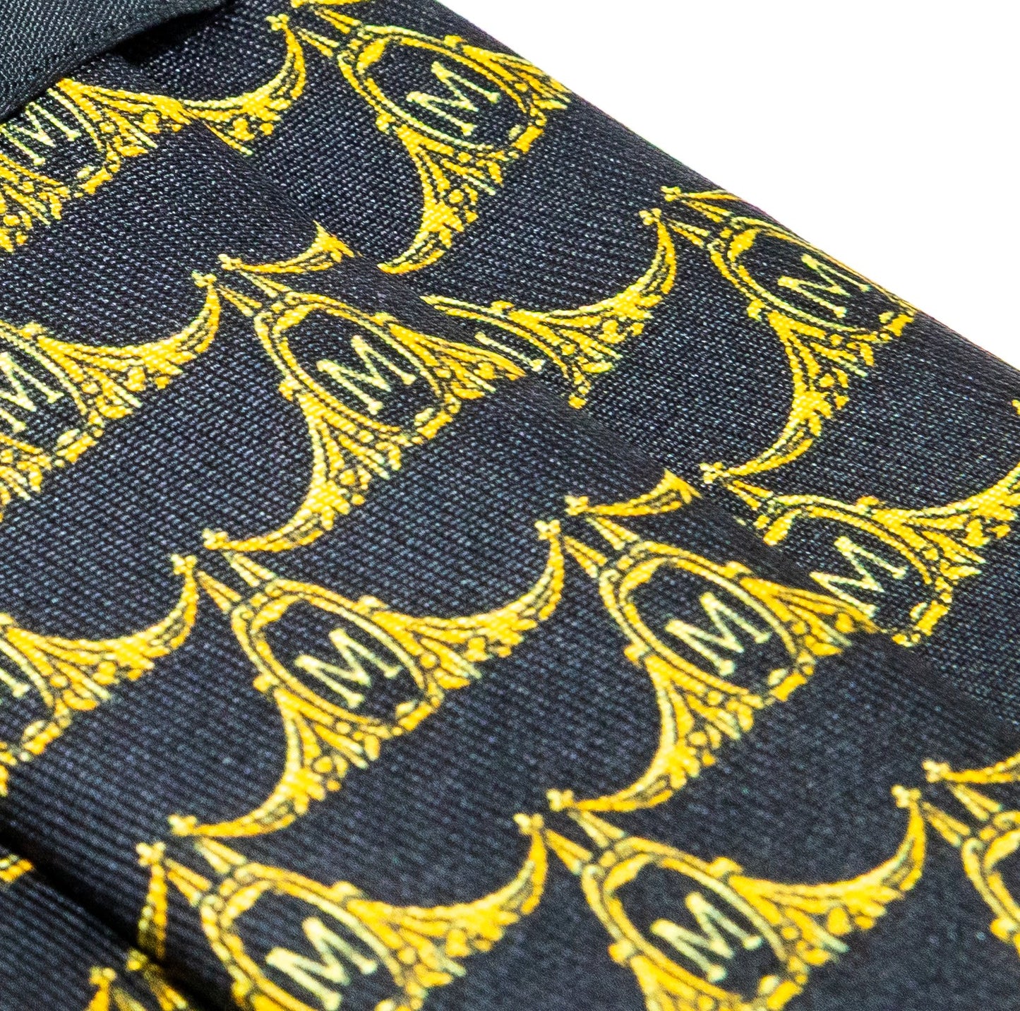 Maryland Black Flagship Tie with "M"