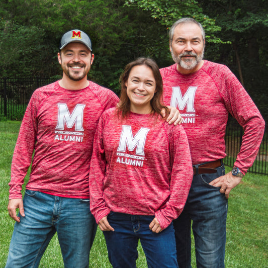 Heather Red Maryland Alumni Long-Sleeve Shirt