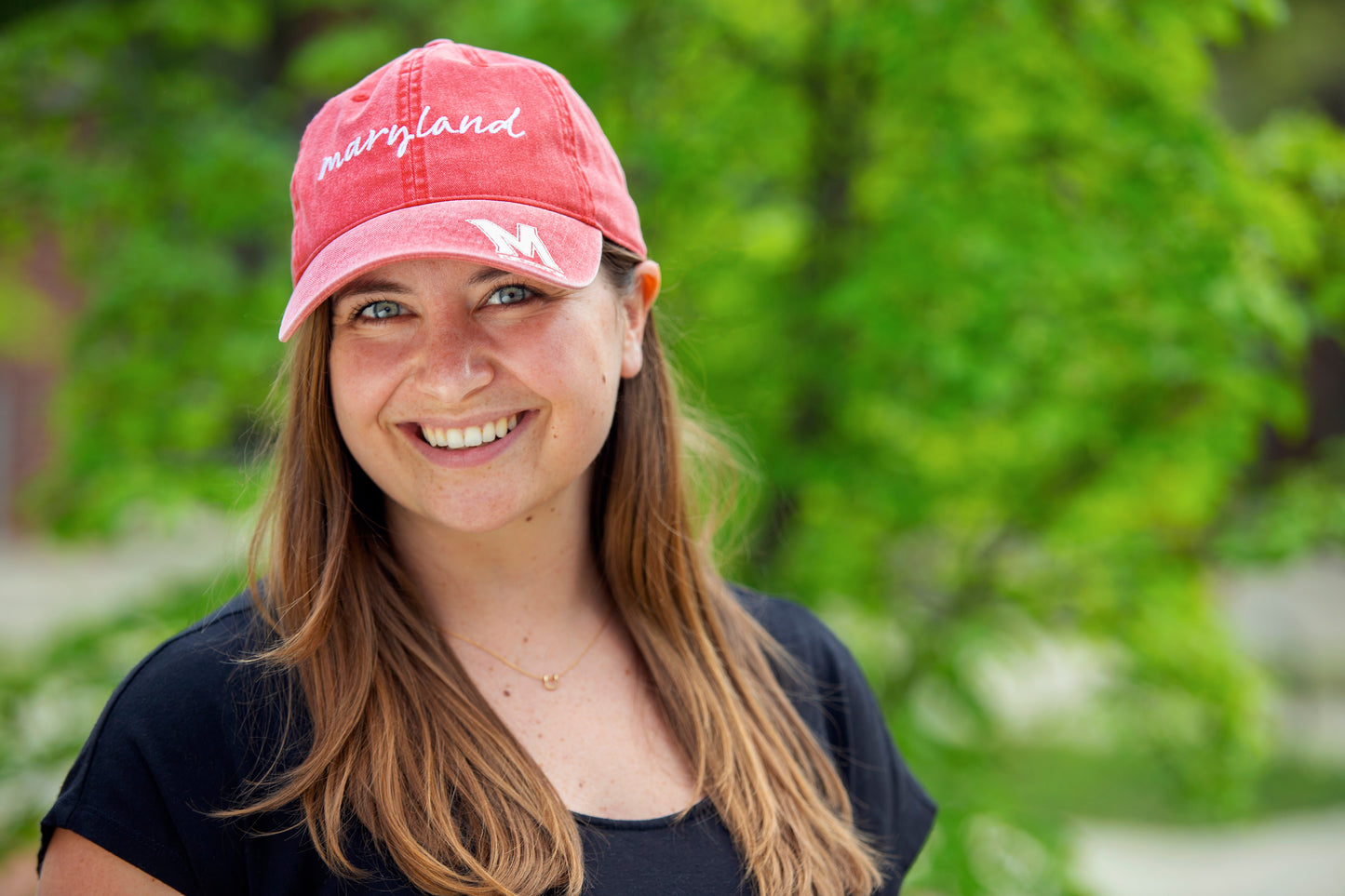 Red Maryland Script Hat