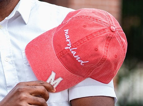 Red Maryland Script Hat