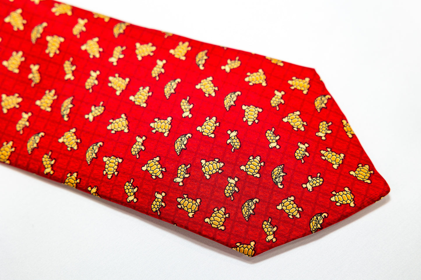 Maryland Red Tie with Turtles