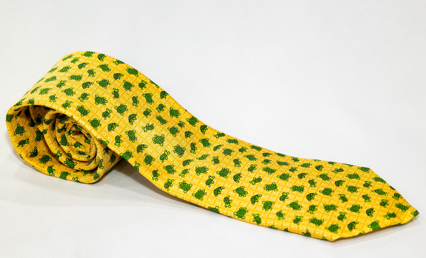 Maryland Yellow Tie with Turtles